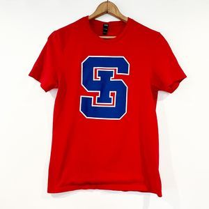 SI St. Ignatius Big Block Red T-Shirt Short Sleeves Small Collegiate University